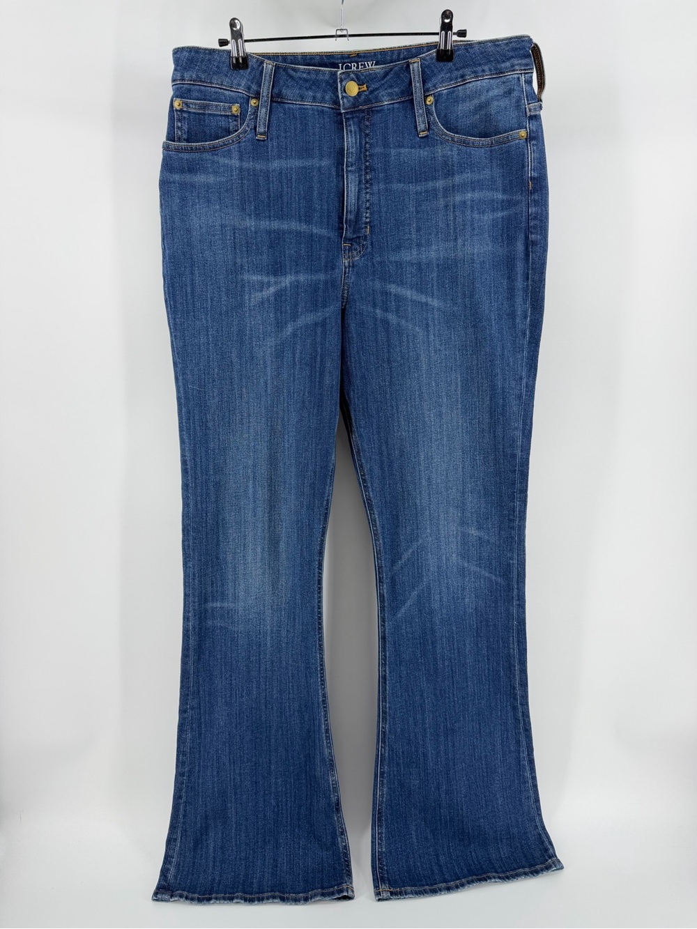 NWT J. Crew Skinny Flare Jeans Medium Dark Wash, Women's 33